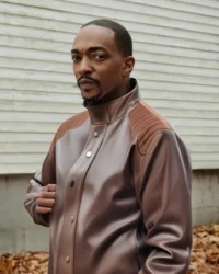 Anthony Mackie Leather Jacket