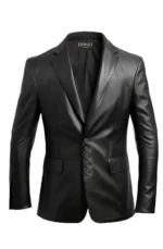 Mens-Five-Button-Black-Leather-Blazer-1.webp