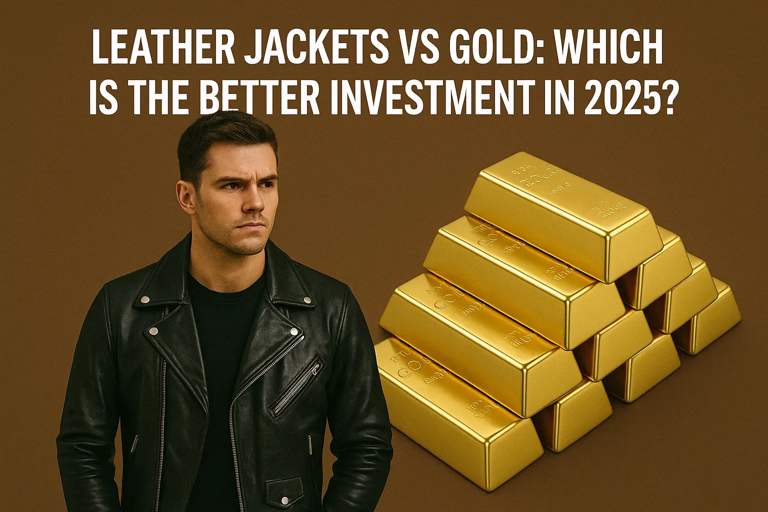 Leather Jackets vs Gold