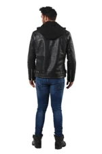 Men’s Black Leather Jacket – Stylish & Durable