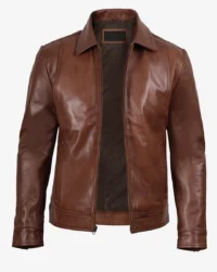Men’s Brown Leather Jacket