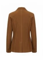 Brie Larson Inspired Brown Cotton Jacket