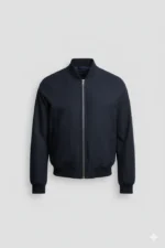 Jason Statham inspired black bomber jacket