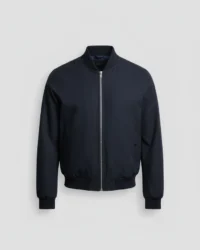 Jason Statham inspired black bomber jacket