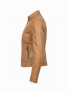 Scarlett Johansson Inspired Tan Leather Jacket