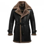 real leather shearling coat